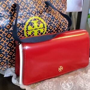 Tory Burch Deep Red Crossbody Bag